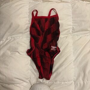 NWT Speedo Endurance Plus Girls Competitive Swimsuit - Size 20 (5-6 Years)